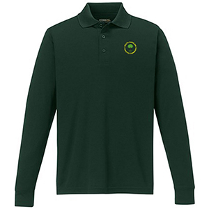 Men's Long Sleeve Performance Polo Shirt