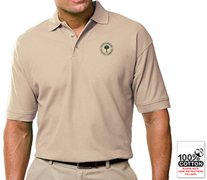 Short Sleeve Natural  Polo Shirt