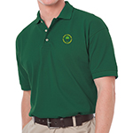 Men's Short Sleeve Green Polo Shirt